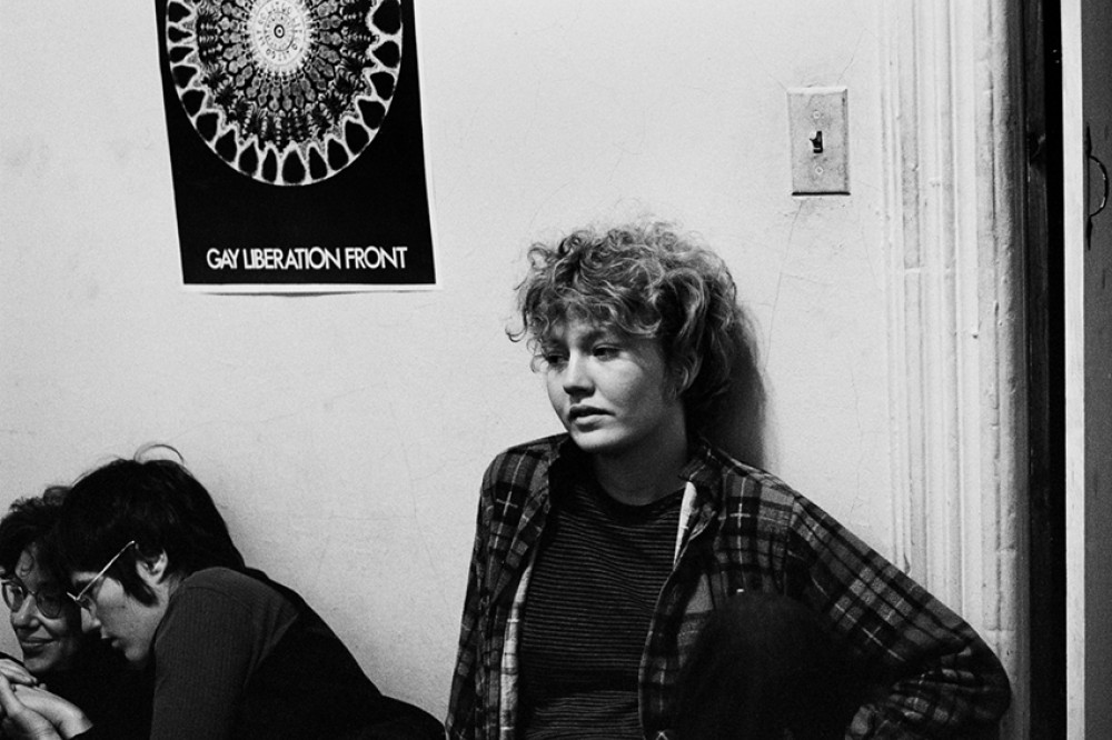 ©Donna Gottschalk, Autoportrait lors d’une réunion du GLF, E. 9th Street, New York, 1970 - © Le Centre d'art GwinZegal